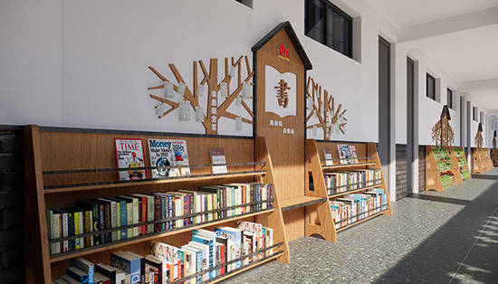 山东学校走廊文化墙设计