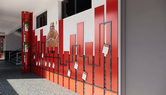 山东学校校园文化墙设计公司